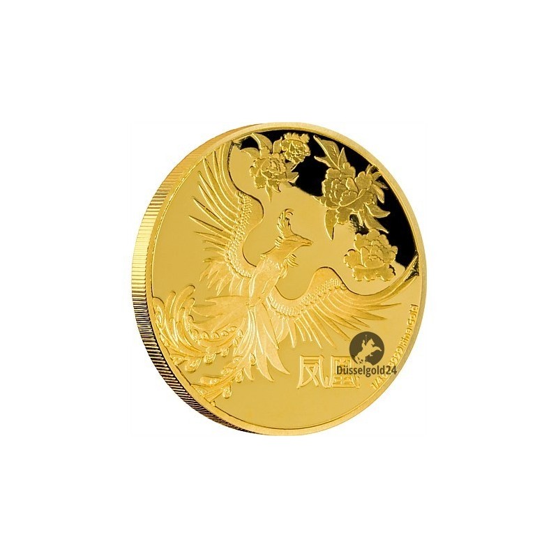 1/4 oz Feng Shui Phönix  PP  Gold 2015 