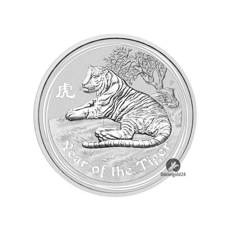 1 kg Silber Lunar 2 Tiger