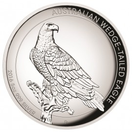 5 Unzen Silber Wedge-Tailed Eagle PP 2016 High Relief