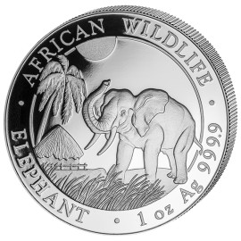 1 Unze Silber Somalia Elefant 2017