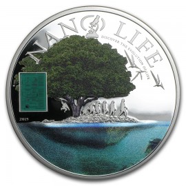 50 g   Silber Nano Life  2015 Cook Islands  10 $