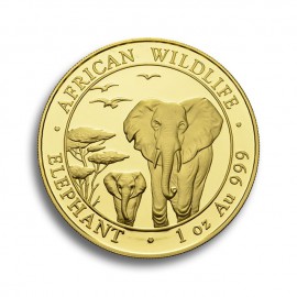1 oz Somalia Elefant Gold 2015
