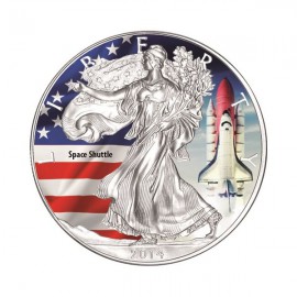 1 Unze Silber American Eagle 2015  Space shuttle