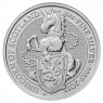 2018 2 Oz silver Queen's Beasts series Unicorn of Scotland United Kingdom  Front