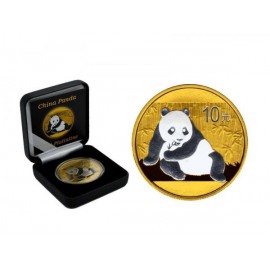 1 Unze Silber China Panda 2015 Gold Platin