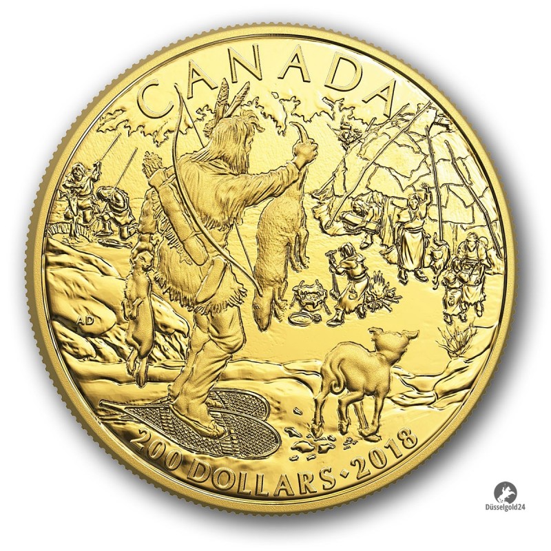 1/2 oz GoldFirst Nation Canada  2018 PP