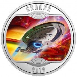 1/2 Unze Silber Canada VoyagerStar Trek 2018
