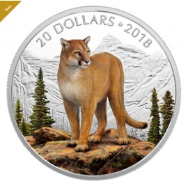 1 Unze Silber Canadian Geometric Fauna - Grey Wolves - Grauwölfe 2018