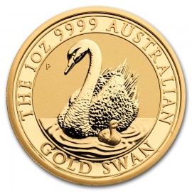 1 oz Unze Gold  Swan Schwan Perth Mint 20178