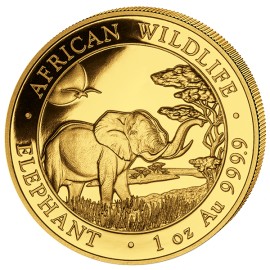 1 oz Somalia Elefant Gold 2019