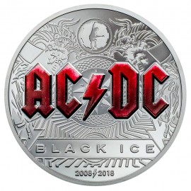 2 Unze Silber Cook Islands  AC/DC Black Ice