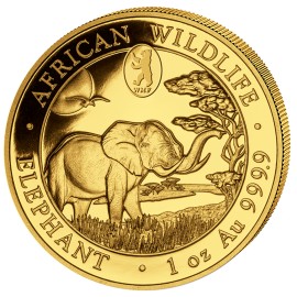 1 oz Somalia Elefant Gold 2019 Privy WMF