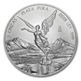 5 Unzen Silber Mexiko Libertad 2019