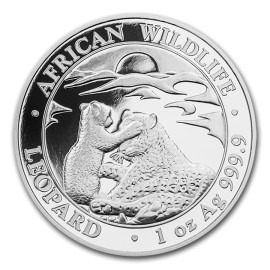 1 Unze Silber Somalia Leopard 2019