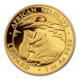 1 oz Somalia Leopard Gold 2019