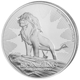 1 Unze Silber König der Löwen Disney 2019