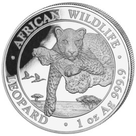 1 Unze Silber Somalia Leopard 2019